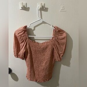 Suzy pink floral top